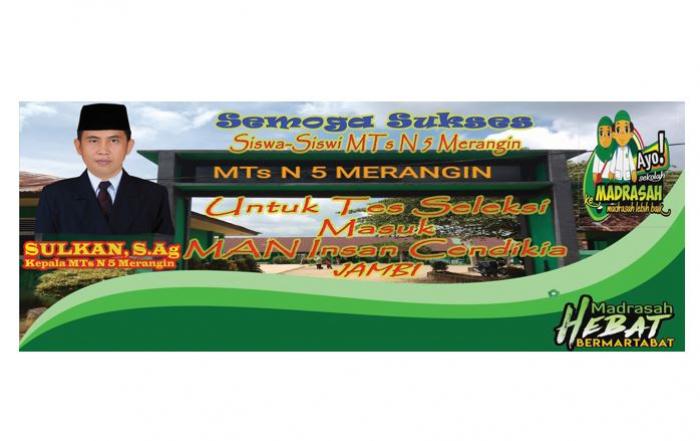 MTsN 5 Merangin Mengirim 3 Siswa/i Untuk Mengikuti Seleksi di MAN Insan Cendikia