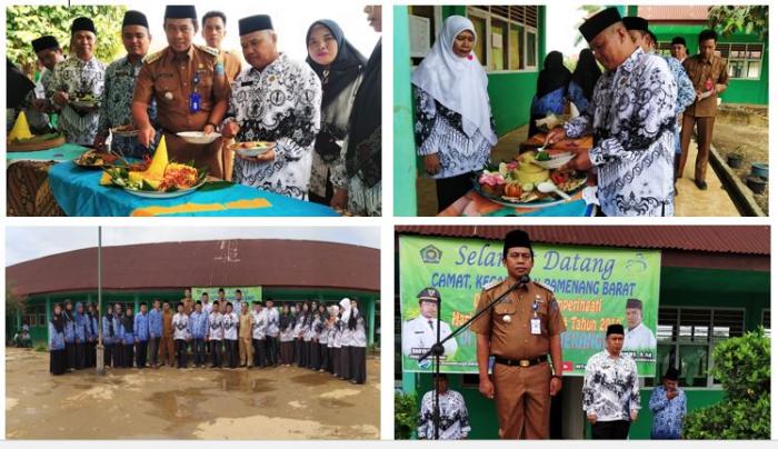 Camat Pamenang Barat Tampil Sebagai Pembina Upacara Pada Hari Guru Nasional Di MTsN 5 Merangin