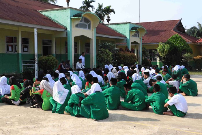 Pasca Minggu Libur, Class Meeting Hari Keenam MTsN 5 Merangin Adakan Lomba Tahfidz