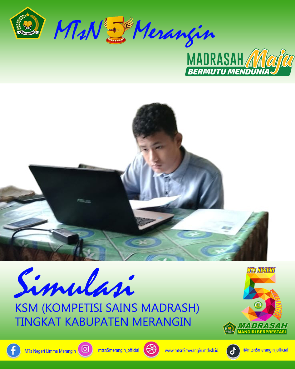 SIMULASI KOMPETESI SAIN MADRASAH (KSM) TINGKAT MTS