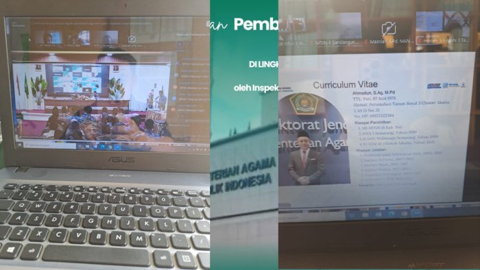 MTsN 5 Merangin Ikuti Pembinaan Pembangunan Zona Integritas pada Madrasah Negeri oleh Itjen Kementerian Agama RI