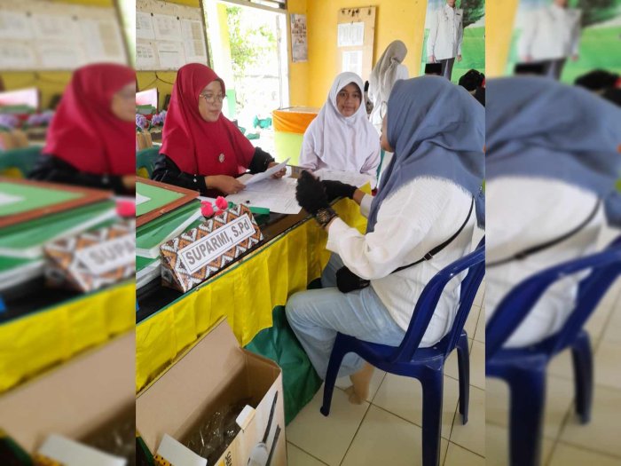 Kejar Target Waktu Pendaftaran, Panitia SPMB MTsN 5 Merangin Semangat Aktif!