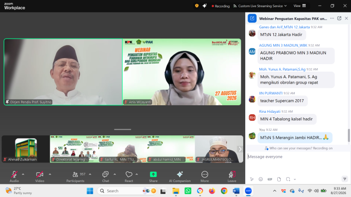 Tingkatkan Integritas Pendidik, MTsN 5 Merangin Ikuti Webinar Penguatan Kapasitas Pendidikan Antikorupsi Tahun 2026 Tingkatkan Integritas Pendidik, MTsN 5 Merangin Ikuti Webinar Penguatan Kapasitas Pendidikan Antikorupsi Tahun 2026