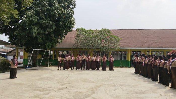 Semarak Sambut HUT RI ke-81 dan Hari Pramuka ke-65, Gugus Depan MTsN 5 Merangin Gelar Berbagai Perlombaan