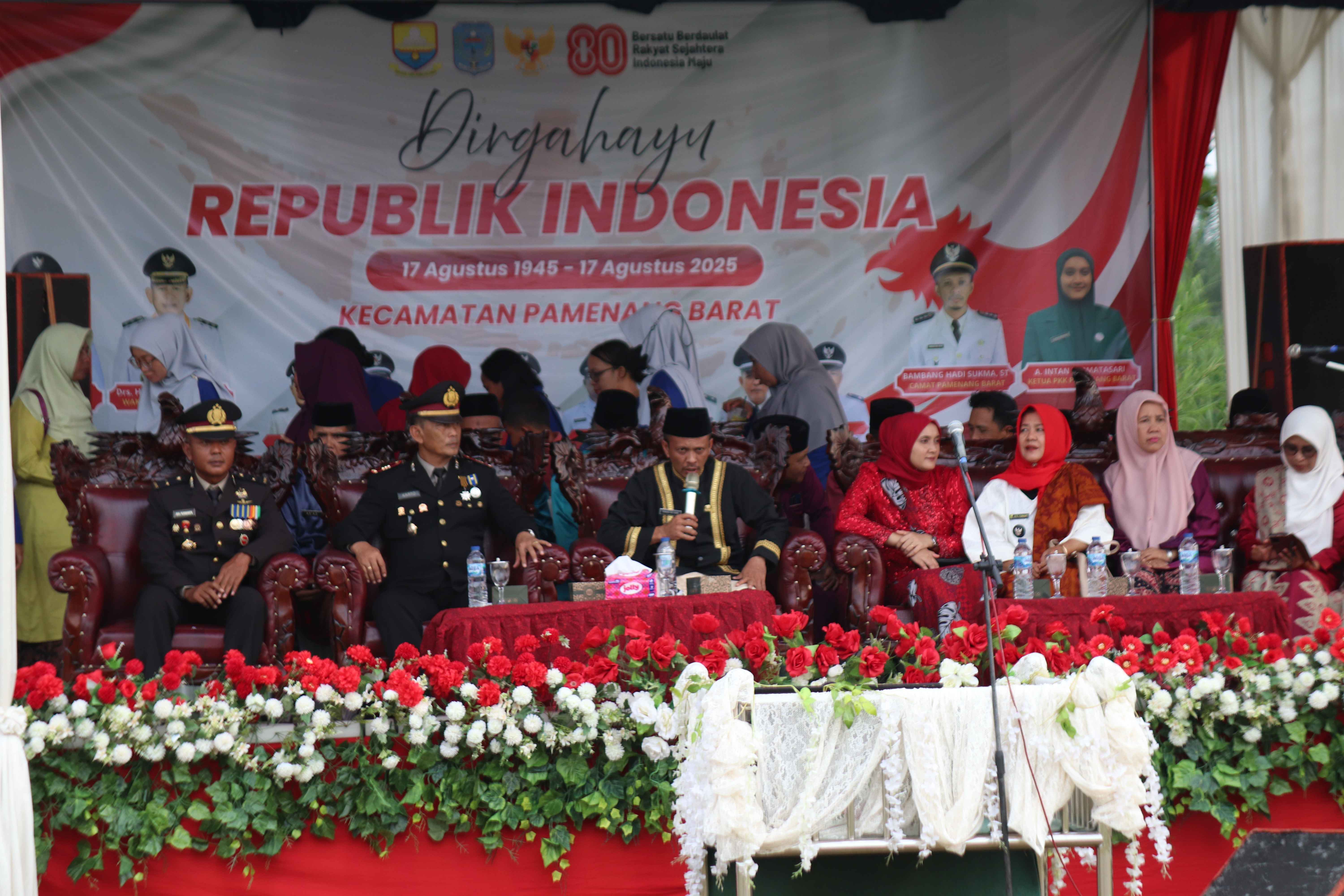 Peringatan HUT RI ke-80 di Kecamatan: MTsN 5 Merangin Turut Berpartisipasi